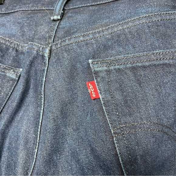 Levi's Men White Oak 1901 Cone Mills Jeans 36x31 Dark Wash Button Fly Straight - Picture 3 of 12